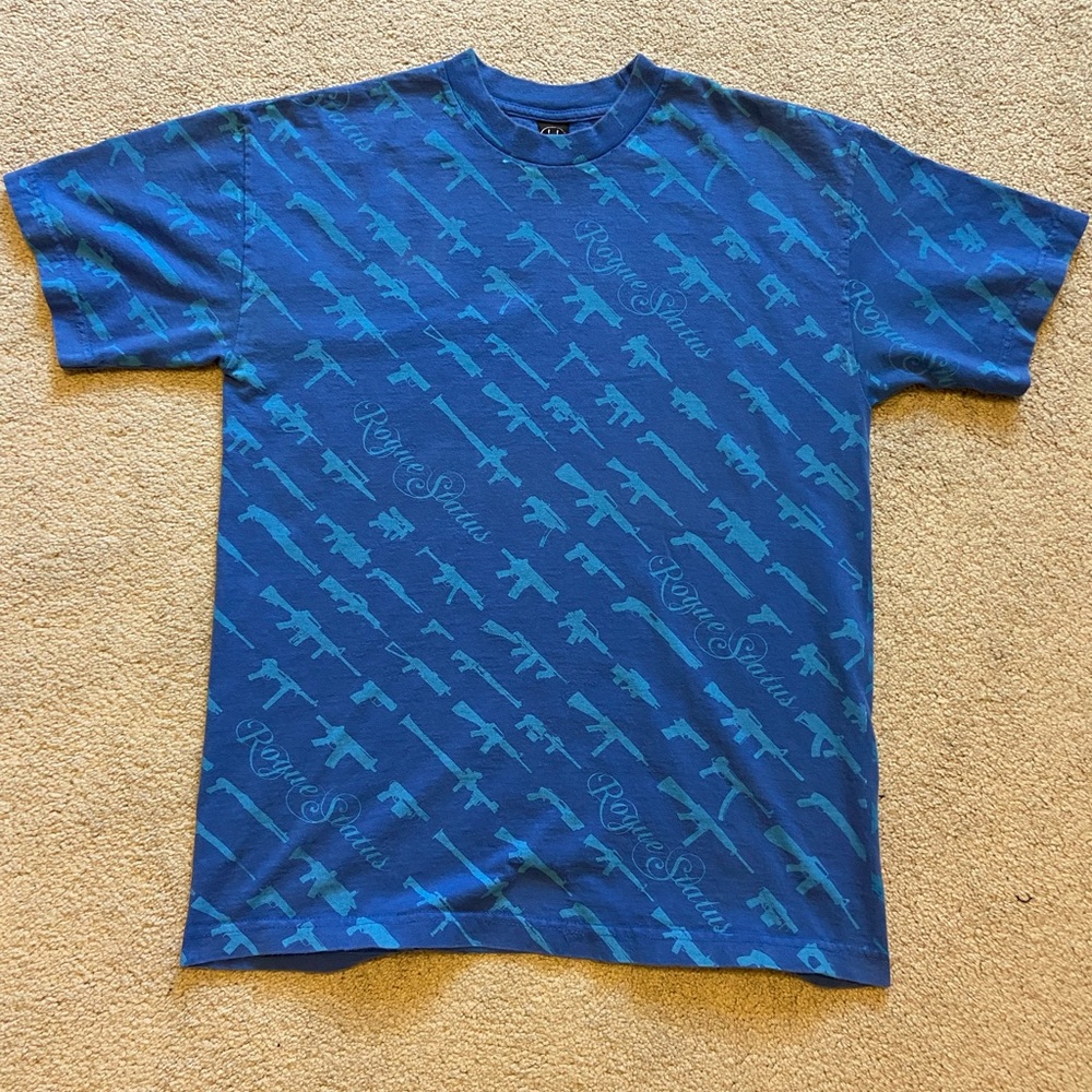 Rogue Status Gun Show Blue T-Shirt Medium